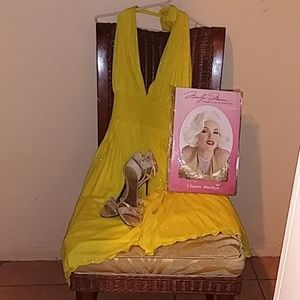 Marilyn Monroe Vintage Glitter Carolina Dress Acc.